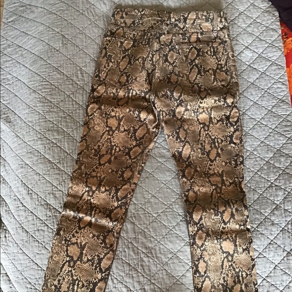 NWT Frame Jean le high skinny coated python size27 - Picture 4 of 6